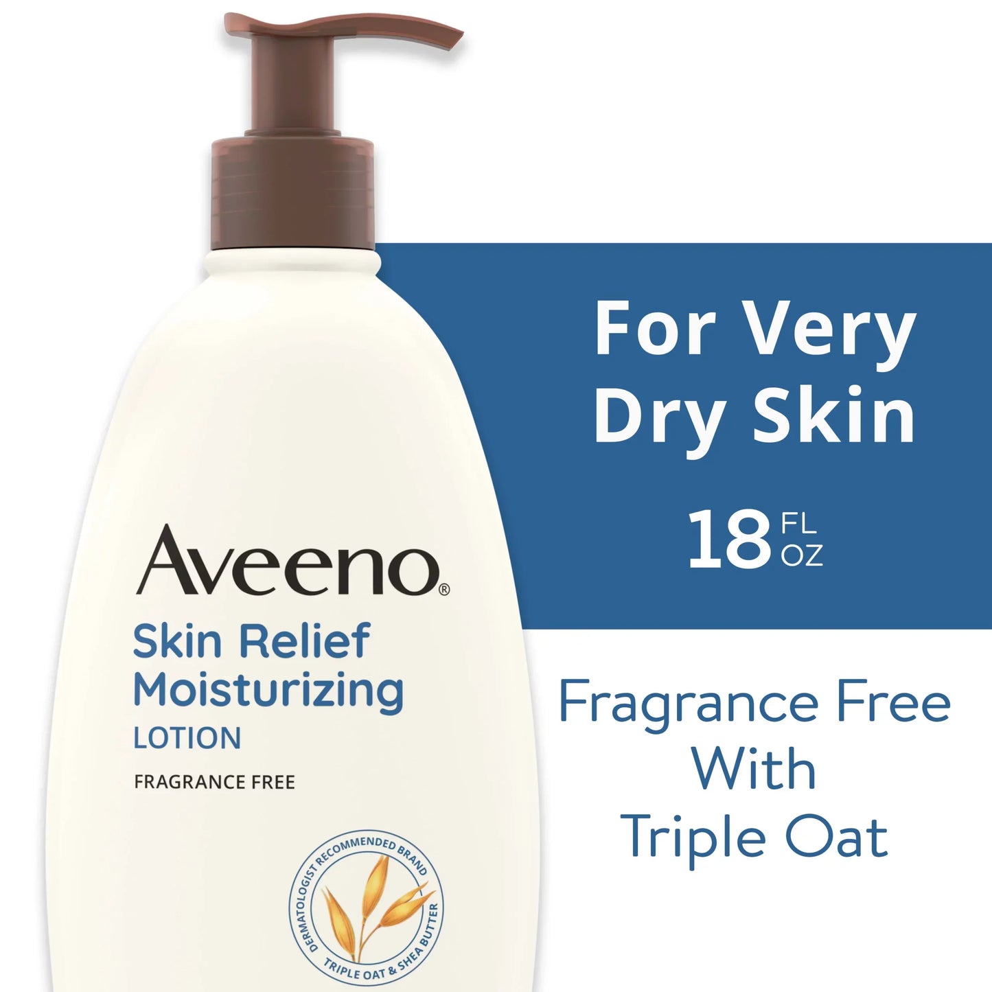 Aveeno Skin Relief Moisturizing Lotion for Very Dry Skin, 18 fl. oz