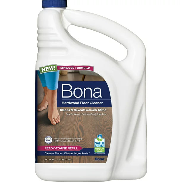 Bona Hardwood Floor Cleaner Refill, 96 fl oz