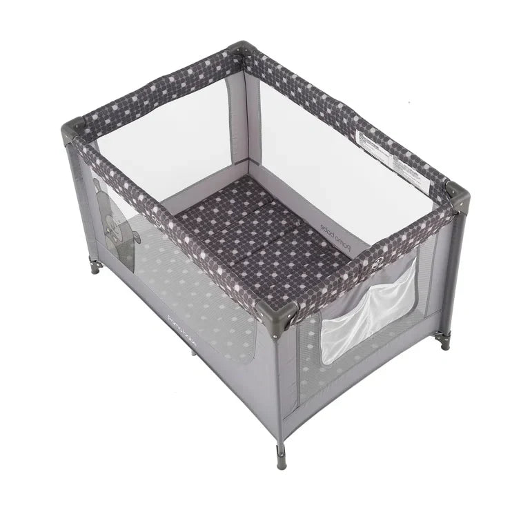 Portable Crib with Mattress and Carry Bag